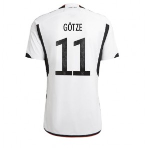 Lacne Muži Futbalové dres Nemecko Mario Gotze #11 MS 2022 Krátky Rukáv - Domáci